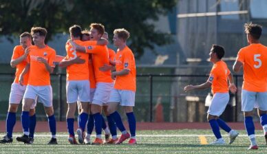 Men’s team wins inaugural game 2-1