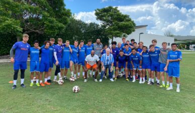 Tomas Rongen visits MDL FC training session